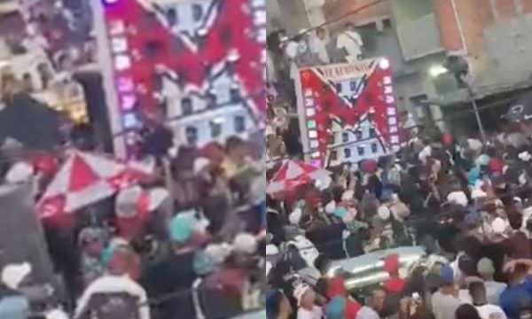 Bloco de carnaval vira mar de sangue após homem pular de cabeça no chão; veja vídeo