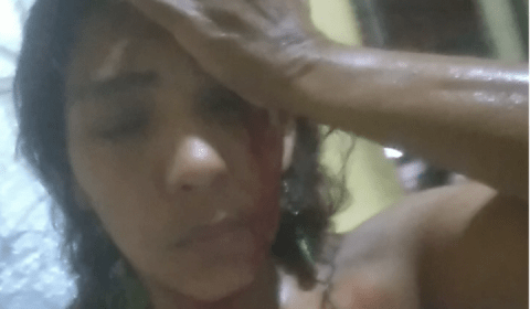 Cansada de apanhar, esposa esfaqueia marido que chegou bêbado e ‘noiado’ em casa; veja vídeos