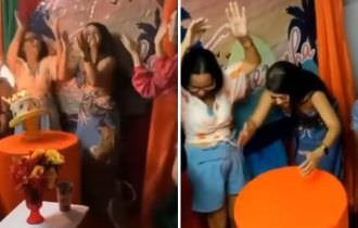 Cãozinho derruba bolo de aniversário durante os parabêns; veja vídeo