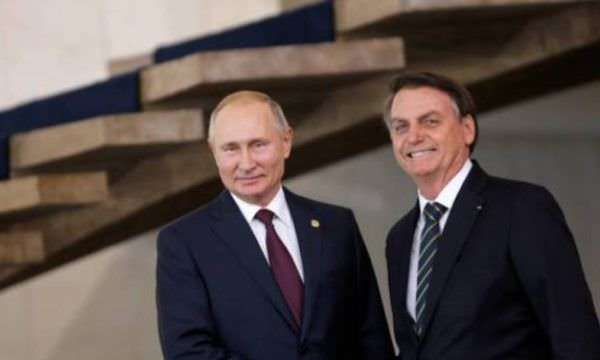 Energia e agronegócio são temas da viagem de Bolsonaro à Rússia