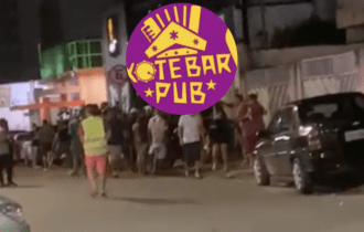 Exclusivo: festa Xote Bar termina com pancadaria e tiroteio no Vieiralves; veja vídeos