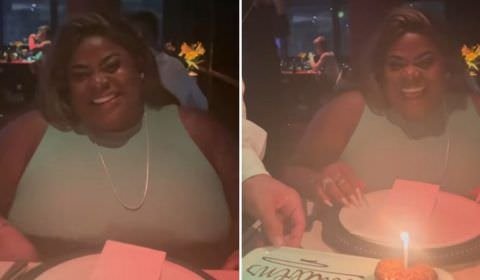 Jojo Todynho completa 25 anos e ganha surpresa emocionante do marido: 'Estou tremendo'