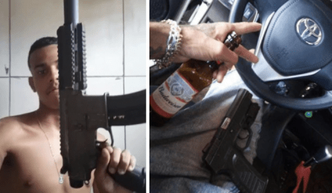 Mortos pela PM ostentavam armas e rotina de crimes nas redes sociais; veja vídeo
