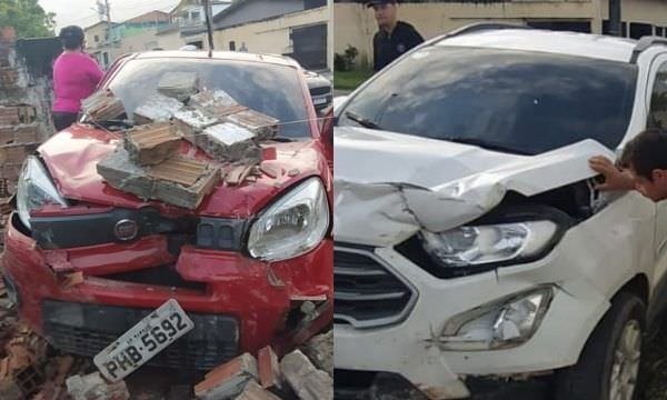 Sextou: carros colidem de frente na famosa ‘encruzilhada da morte’ do bairro Flores; veja vídeo