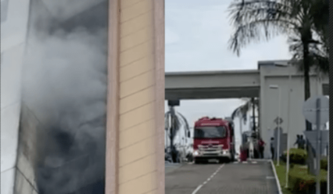 Urgente: prédio do condomínio Mundi está em chamas; veja vídeos