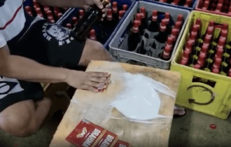 Urgente: quadrilha está vendendo a cerveja mais fuleira como se fosse Brahma; veja vídeos