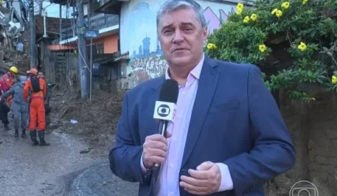 Vídeo: apresentador da Globo chora ao relatar tragédia em Petrópolis