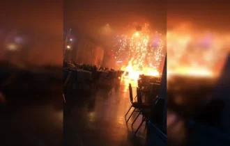 Vídeo. Incêndio em resort deixa 20 feridos, 5 em estado grave
