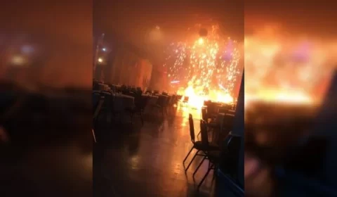 Botija pega fogo em Manaus e moradores ficam desesperados