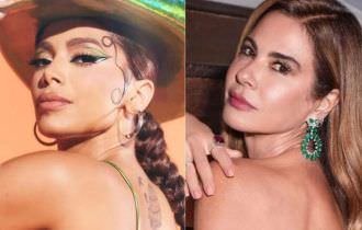 Anitta debocha de Bolsonaro no Superpop, e Luciana Gimenez responde