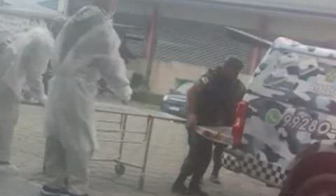 Bandidos chegam delirando no Platão Araújo após serem baleados pela ROCAM; veja vídeo