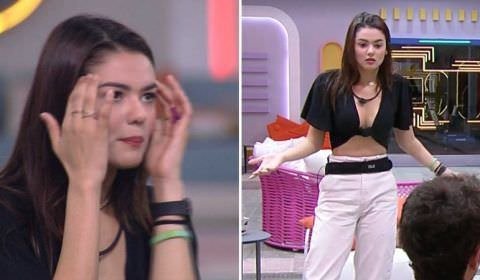 BBB22: Irritada, Eslovênia dá showzInho e pisa em Lucas: "Medroso"