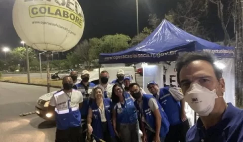 BBB22: Tadeu Schmidt é parado na Lei Seca e faz selfie com agentes