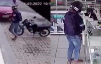 Criminoso assalta loja de suprimentos de impressão no Japiim; veja vídeo