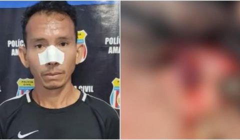 Homem é preso por espancar e cortar parte da orelha da esposa no interior do Amazonas
