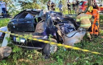 Mãe e filhos morrem em acidente a caminho de velório