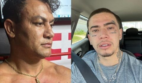 Oi? Popó tatua nome e imagem de Whindersson Nunes no peito: “Obrigada por tudo”