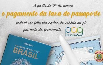 Passaporte poderá ser pago pelo PagTesouro a partir desta quarta-feira