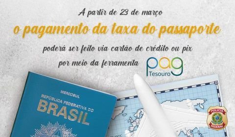 Passaporte poderá ser pago pelo PagTesouro a partir desta quarta-feira