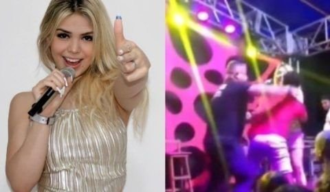 'Rapaz que invadiu o palco não era um fã. Era um cara velho, bêbado e muito louco', diz pai de MC Melody