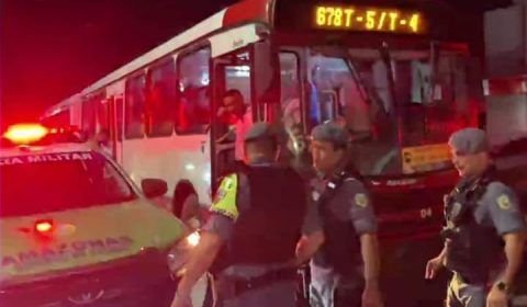 URGENTE: polícia prende trio durante assalto a ônibus em Manaus