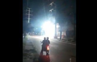 Veja Vídeo: Incêndio em frente a Randobras