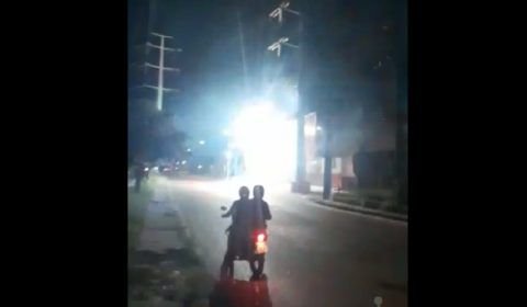 Veja Vídeo: Incêndio em frente a Randobras
