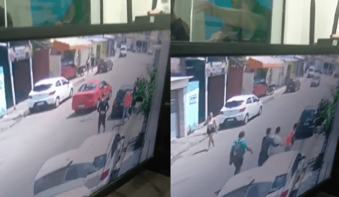 Vídeo: sobrinho de empresário é sequestrado por suspeitos armados em Manaus