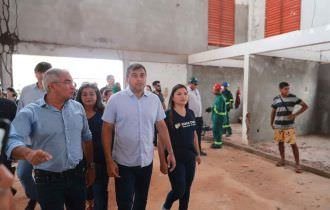 Wilson Lima dá ordem de serviço para obra de construção do Mercado Central de Careiro da Várzea