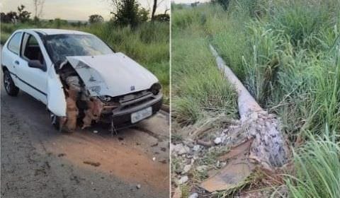 bebê morre após ser arremessado dentro de carro em acidente