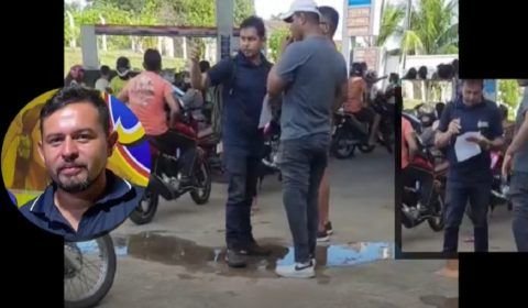Denúncia aponta fornecimento de gasolina por funcionário de Tefé em carreata de Adail