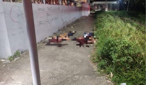 Dupla é colocada de joelhos e executada com tiros na cabeça em Manaus
