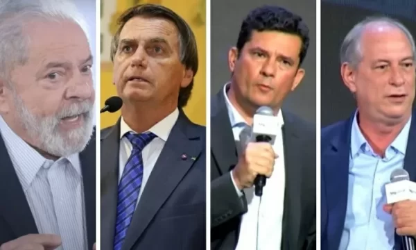 Genial/Quaest: Lula tem 44%; Bolsonaro, 29%; Moro, 6%; Ciro, 5%