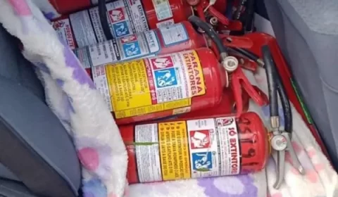 Homem finge ser bombeiro e furta extintores de hospital