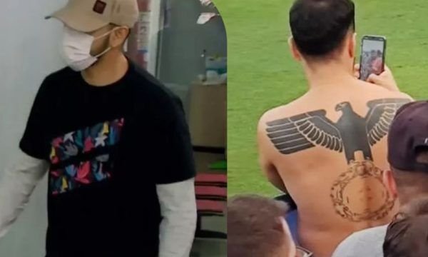 Homem que exibiu tatuagem nazista se apresenta à polícia em Manaus