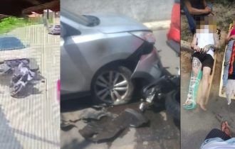 Mulher atropela marido e amante em Ibiúna, afirmam moradores; Polícia investiga o caso