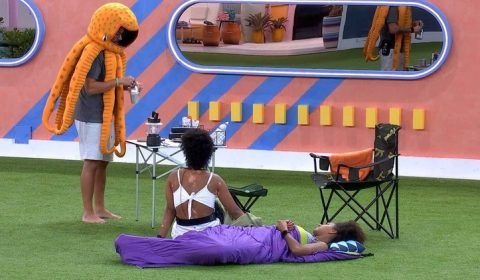 Natália se assusta com Eliezer no monstro e Jessi alerta: 'Ele não está pra brincadeira'