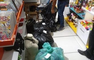 Roupas e bolsas falsificadas são apreendidas em lojas de Manaus