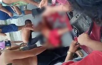 Vídeo: pistoleiro atira e deixa homem ferido na cabeça em Manaus