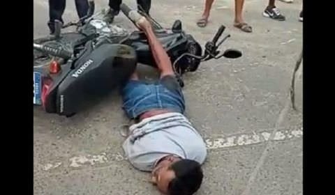 Veja Vídeo: Assaltante é morto com 4 tiros