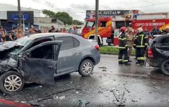 Veja vídeo: grave acidente em Manaus deixa duas pessoas mortas