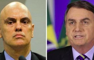 Bolsonaro ajuíza notícia-crime contra Alexandre de Moraes por abuso de autoridade