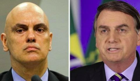 Bolsonaro ajuíza notícia-crime contra Alexandre de Moraes por abuso de autoridade