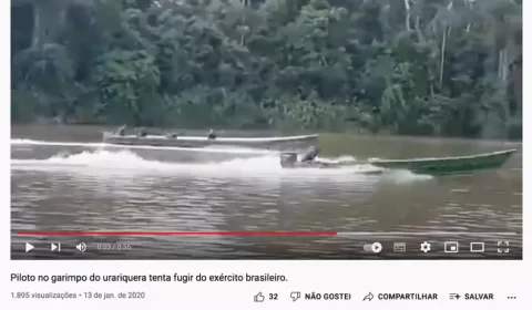 Garimpeiro ilegal mostra no YouTube fugas e dribles à fiscalização em terra yanomami