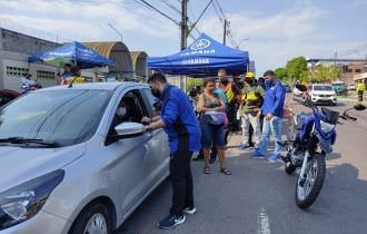 Parceria promove ação educativa para motociclistas em ação do movimento ‘Maio Amarelo’