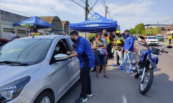 Parceria promove ação educativa para motociclistas em ação do movimento ‘Maio Amarelo’