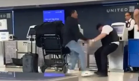 Vídeo: Ex-jogador da NFL é preso após briga em aeroporto nos EUA