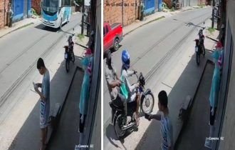 Vídeo: jovem é assaltado enquanto aguardava carro de aplicativo em Manaus