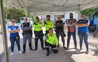 Yamaha participa de ação educativa de trânsito em conjunto com IMMU, Detran, BPTran, Sest/Senat e TVLar Motos e Braga Motos