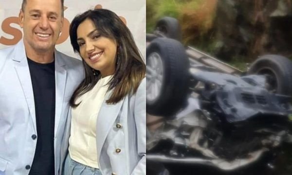 Cantora gospel Eyshila e marido sofrem acidente de carro